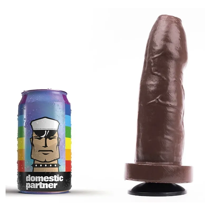Domestic Partner Gode DP95BR Dieter Marron M 18 x 6cm